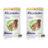 2 Colágeno Cão Flexadin Advanced 30 Tabletes Mastigáveis