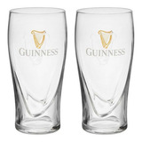 2 Copos Cerveja Escura Guinness - 600ml - Diageo Licenciado Cor Incolor
