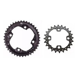 2 Coroa Shimano Slx 2x10 10v 38t E 24t M675 Bcd 104 64mm