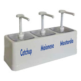 2 Dosadores De Molhos Press Completo 4,5l 52tr - Costafrio