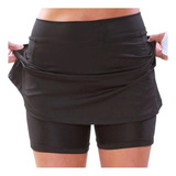 2 É 1 Shorts Saia De Tênis Esportivo De Ioga