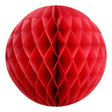 2 Enfeites - Globo / Bola 24 Cm Papel De Seda Colmeia