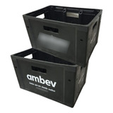 2 Engradado Caixa Para 24 Garrafas De 300 Ml,amberv.