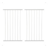2 Extensor 40cm Portão Grade De Proteção Crianças Pets Cães