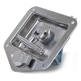 2 Fechadura Bagageiro Tulha Aéreo Malão Inox Caminhao Motorh