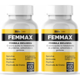 2 Femmax Original 60 Cápsulas - Redução Da Gordura Abdominal