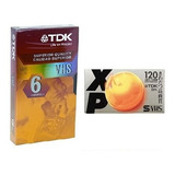 2 Fitas Tdk Vhs T-120 Superior Quality 6 Horas Ep