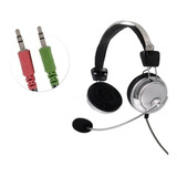 2 Fone Para Pc Lan House C/ Microfone Headphone Hw-301 