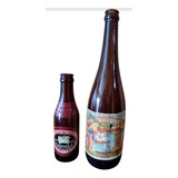 2 Garrafa Vazias Antiga De Coleção Cerveja Caracu E Ultramar