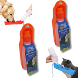 2 Garrafas Bebedouro Portátil P/ Passeio Pet Cachorro Gatos