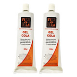 2 Gel Cola Para Fabricação De Mega Hair Extension De 60g