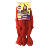 2 Jumbo Jumbão Evolution Red Crochet Braid - Pronta Entrega