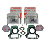 2 Kit Pistão Anéis Rik Sundown V-blade 250 0,75