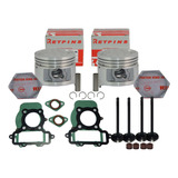 2 Kit Pistão Anel Válvulas Retentor Sundown V Blade 250 0,50