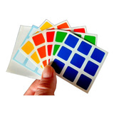 2 Kits Adesivos Cubo Magico Stickers 3x3 P/ Rubik Dayan Shen