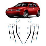 2 Kits Reparo Máquina Vidro Dianteira Golf 4p 98 A 2013