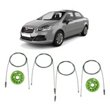 2 Kits Reparo Máquina Vidro Dianteira Linea 2008 A 2015 2016