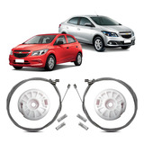 2 Kits Reparo Máquina Vidro Dianteira Onix 2012 2013 A 2017