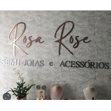 2 Logos Mdf 3d Personalizada - Aplique De Parede L 1,40x1,0m Cor Paleta De Cores Na Última Foto