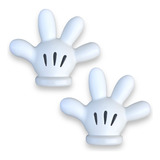 2 Luva Mão Mickey / Minnie - Plástico - Enfeite - Decoração