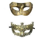2 Mascaras Festa Vintage Veneziana Baile Fantasia 50 Tons