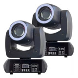 2 Moving Beam Led 100w 8 Cores 8 Desenhos Prisma 16 Face Dmx Bivolt