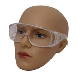 2 Óculos Segurança Epi Proteção Sobrepor Ao De Grau Incolor 