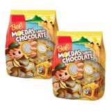 2 Pacotes De Moeda De Chocolate Bel - 500g ( ± 130 Moedas)
