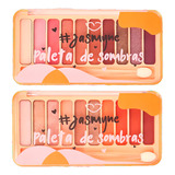 2 Paleta De Sombras Js12051 - Kit Jasmyne J