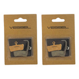 2 Par Pastilha Vessel Para Freio Sram Guide Avid 4 Pistao
