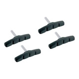 2 Par Sapatas De Freio Com Pino Bike V-brake 70mm