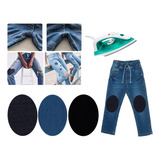 2 Pares Joelheira Termocolante Reforce Calça Reparo Jeans