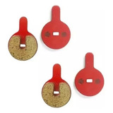 2 Pares Pastilha Freio A Disco Mecanico Bike Paco / Absolute