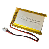 2 Peças 103450 C/ 3,7v 10mm X 34mm X 50mm 2000mah 2 Fios