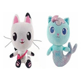 2 Peças De Brinquedo De Pelúcia, Casa De Boneca Baby Cat Gab