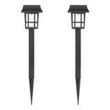 2 Peças De Decoração Solar De Pátio, Jardim, Jardim, Ilumina