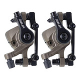 2 Pinças Rm2 Freio Dianteiro E Traseiro X-time Mecânico Bike