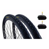 2 Pneu Touring 700x45 Pirelli + 2 Câmara Pirelli 700x28/45 Cor Preto