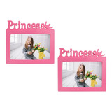  2 Porta Retrato Principe Princesa 10x15 Decoração Lembrança