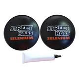 2 Protetor Calota Selenium Street Bass 12 Pol+1 Cola 40g 