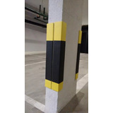 2 Protetor Estacionamento Coluna Garagem Cantoneira Cor Preto/amarelo