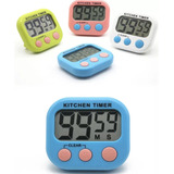 2 Relógio D Cozinha Timer Cronometro Academia Imã Geladeira 