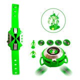 2 Relógio Lançador Omnitrix Omniverse Ben 8 Bonecos Aliens