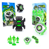 2 Relógios Ben 10 Ominitrix / Lançador Disco / Luz E Som