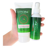 2 Repelentes Natural Citroilha 1 Creme 160g + 1 Spray 120ml
