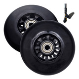 2 Rodas 97mm Para Patinete Patins 97x24mm Com 4 Rolamentos