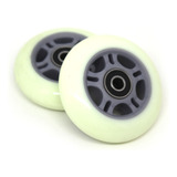 2 Rodas Carrinho Gira Gira 80mm Dianteira Maior Rolamentos