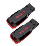 2 Sandisk Pendrives Store More 32g