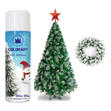 2 Spray Neve Artificial Decoração Natal 300ml Neve Árvores