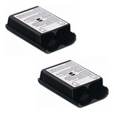 2 Suporte Tampa Pilha Compatível Com Controle Xbox 360 Preto